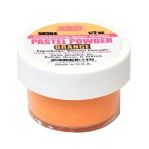 1/2 Ounce Orange – Pastel Powder by Sassi for Beautiful Nails