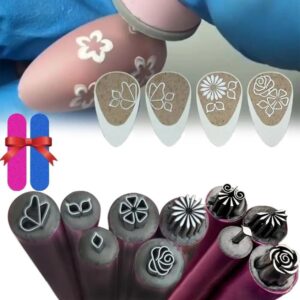 Nail Art Stamp Pen Set>Nail Art Flower Stamp Pen>Nail Art Stamp Pens DIY Nail Art Tools>Nail Art Pens Nail Design Tools for Nail Art>Dotting Tools Nail Art Nail Graffiti for DIY (10 PCS)