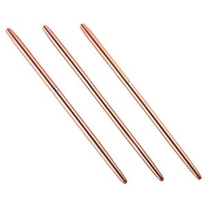 Balacoo 3pcs Nail Art Drawing Pen Nail Line Pens Nail Art Dotting Pen Comfortable Grip Nail Pens Salon Nail Art Tools Nail Painting Pen Nail Salon Supplies Nails Tips Metal Manicure Brush