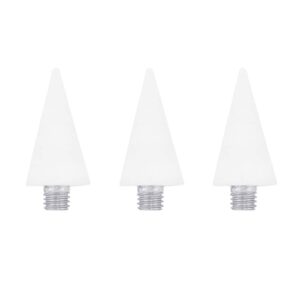 Minkissy 3pcs Nail Rhinestones Picker Wax Tips Wax Replacement Head for Dual Ended Wax Nail Rhinestones Picker Pencil Dotting Pen Studs Picker