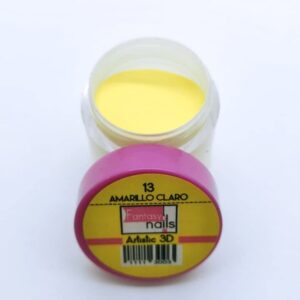 Fantasy Nails Acrylic 3D Amarillo Claro #13 1/4oz