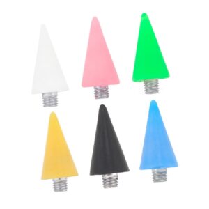 Hemoton Diy Nail Art Tools 3pcs Acrylic Dotting Pen Tips Wax Head and Rhinestone Picker