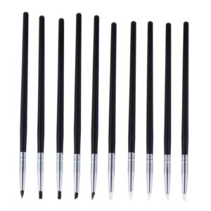 NOLITOY Nail Stylus Set for Nail Art 10pcs Embossing Pen Kit Detail Brushes Versatile for Nail Art Needs
