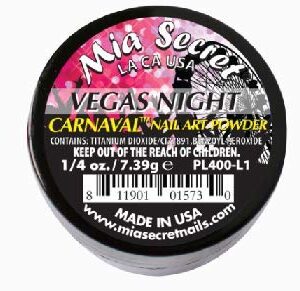 Mia Secret Nail Art Powder Carnaval Collection – .25 oz (Vegas Night)