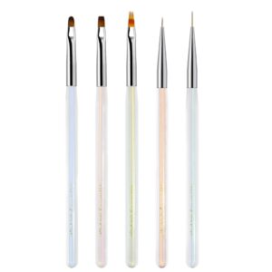 HBJWOV Art Japanese Nail Light Therapy Pen Painted Smudd Line Drawing Pen Nail Shop Professional Brush