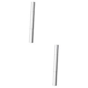 Mipcase 2sets Aluminium Tube Nail Polish Pens Brush Tip 5ml Empty Brush Tip Nail Polish Pen Refills Applicator 5pcs*2