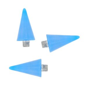Hemoton 3pcs Acrylic Dotting Pen Tip Manicure Pen Point Drill Bit Nail Art Tools for Nail Drill Handpiece Rhinestone Tool