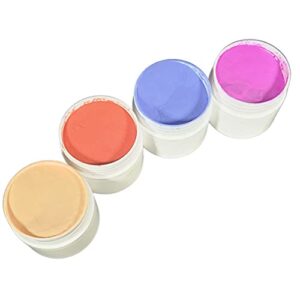 HOKAQ’s Colored Dip Acrylic Nail Powder Full Collection (Collection 16 pc> Fall Winter) (4 pc> Smokey Eye)