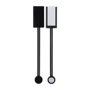 2 Pcs Black Magnet Stick Double-head Nail Magnet Stick Cat Eye Magic Magnet Stick for 3D Magnetic Cat Eye Gel Magic Nail Art Manicure Tool Nail Art(ZS240)