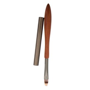 SAFIGLE Nail Smudge Pen Nail Brush Basting Brush Brush Fine Line Doodle Makeup Brush Makeup Brush Powder Salon Nail Tools Home Pens Striping Gel Pens Nail Art Gel Brown Wood