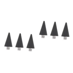 minkissy 2sets Nail Polish Pens Nail Art Tools Wax Dotting Pen Tip Manicure Point Drill 3pcs*2