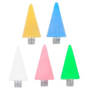 Beaupretty 1 Replacement Tips Dotting Pencil Tip Pencil Beads Picker Bead Picker Tool Manicure Pen Tip Wax Tips Drill Pen Ab Rhinestones Wax Pencil Stippling Nail