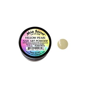 Mia Secret Nail Art Powder Pearl Collection – .25 oz (Yellow Pearl)