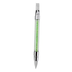 MERRYHAPY Silicone Nail Art Pens Set Gel Carving Pen Rhinestone Tip Dual Head Manicure Dotting Tool for Professional Home Use