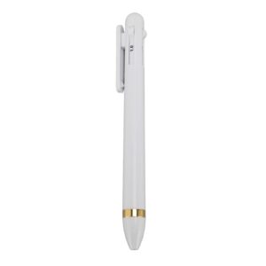 Nail Art Dotting Pen, 4 in 1 Professional Rhinestone Nail Dotting Tool with Rotating Design and Rhinestone Tool, Multifunctional Nail Pen for Personal and Professional Use (White)