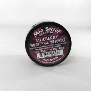 Mia Secret Nail Art Powder Red Gift Collection – 1 oz. (Mulberry)