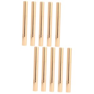 NOLITOY 2sets Nail Polish Pen with Brush Tip Empty Cosmetic Tube 5ml Nail Polish Pen Applicator 5pcs*2