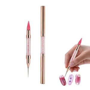 Ended Rhinestones Pen Tool Nail Rhinestones Picker Dotting Tool Pick Up Applicator Tips Dotting Pen Beads Gems Crystals Studs Picker For Gems Stones Crystals Nail Salon Home Use