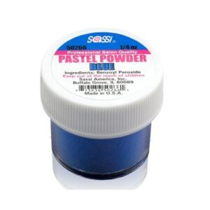 1/4 Ounce Blue – Pastel Acrylic Powder by Sassi for Beautiful Nails