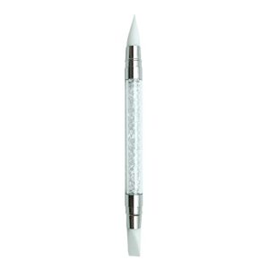 1Pcs Nail Art Sculpture Pen Dual Tipped Silicone Nail Tool Rhinestone Nail Polish Carving Pen Rubber Tip Nail Brushes Pen-011