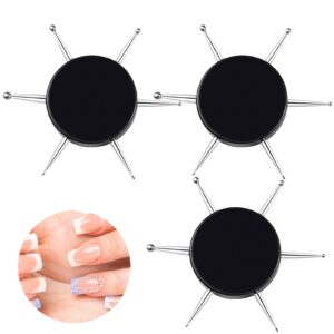 EMVANV 3 Pcs Circular Dotting Tools, 6 in 1 Circular Dotting Tools, Embossing Stylus, Nail Design Dotting Pen, Art Dot Painting Tools, Painting Embossing Tracing Manicure Tool