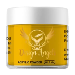 Design Angel SOLID COLOR Acrylic Powder Nail Powder Professional and Beginner Friendy use Nail Art Powder (1oz)