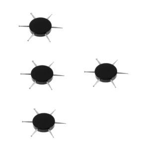 FOMIYES 4pcs Nail Art Dotting Tool Set 6 Sizes Circular Dotting Tool for Acrylic Nails