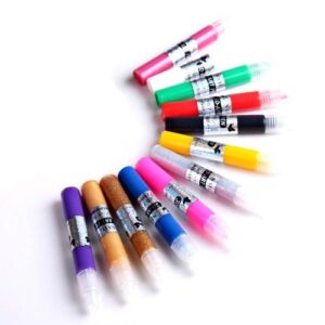 Pro 12 Colours 3D Paint Pen UV Gel Acrylic Nail Art Polish Tool DIY Decorations by OrrOrr