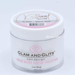 Generic Glam and Glits Acrylic Powder Color Blend Collection BL3001 – BL3024 2oz Color BL3002 White Wine