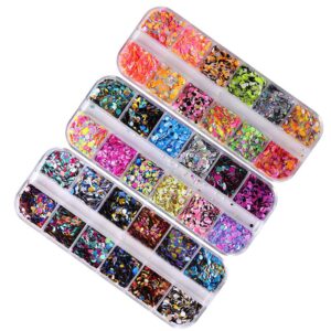 Acrylic Powder>Lfei 36 Colors Acrylic Powder Set for Nail Art 3D DIY Tips decoration… (36 colors)