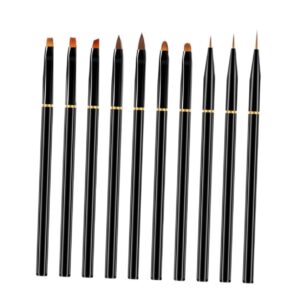 NOLITOY 10pcs Nail Art Pens for Home Salon Use Nail Art Tools Manicure Drawing Tool Nail Painting Diy Pen Kit