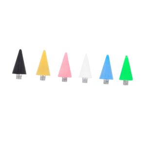 Outanaya Dual-ended Wax Nail Rhinestones Picker Pencil Dotting Pen Studs Picker Manicure Tools Nail Art Dotting Pen Tip Replacement Heads