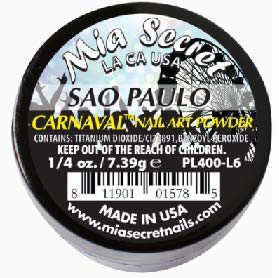 Mia Secret Nail Art Powder Carnaval Collection – .25 oz (Sao Paulo)