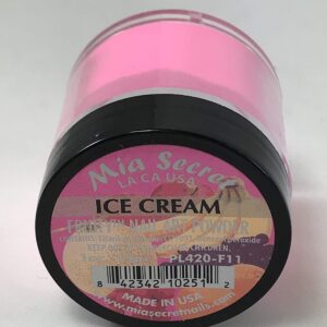Mia Secret Nail Art Powder Fruity Collection – 1 oz. (Ice Cream)