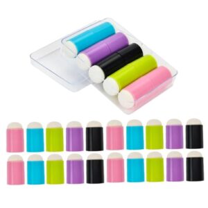 NULYLU Gel Nail Gradient Sponges Pen 30pcs Nail Art Sponge Pen Tips Manicure Diy Accessories