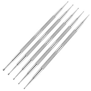 UOHLCX HBJWOV Nail Art Tool Dotting Rhinestone Pen Manicure DIY Picker Beads Stainless Steel 5pcs/Set