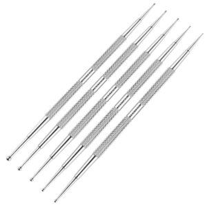 MFORTAB Nail Art Tool Dotting Rhinestone Pen Manicure DIY Picker Beads Stainless Steel 5pcs/Set