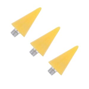 FRCOLOR 3pcs Acrylic Dotting Pen Tip for Nail Manicure Tools Rhinestone Picker Head Dual-ended Wax Nail Art Pen Replacement