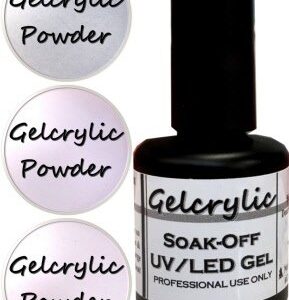 SHEBA NAILS Gelcrylic Think Pink Naughty Nude Collection Nail Kit