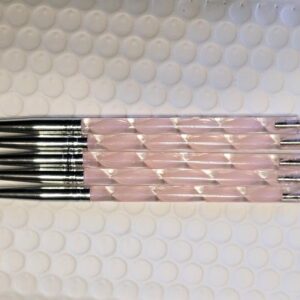 5pc // Way Nail Art Dotting Tool Double Heads Pen Brush // Marbleizing Manicure Tool //Double-ended Silicone Nail Art Dotting Pen Tool