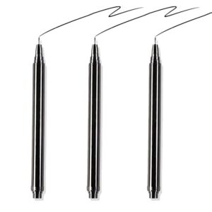 Ruluti Nail Art Graffiti Dotting Pens 3pcs 3D Nail Painted Liner Pen Nail Abstract Point Drawing Pen for Beauty Fingernails Supplies