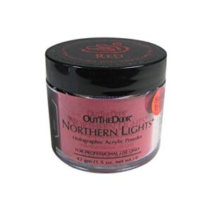 INM Powder Northern Light Holographic Red 1.5oz