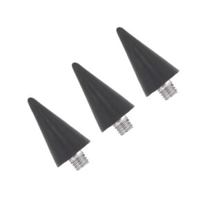 Hemoton 3pcs Acrylic Dotting Pen Tip Replacement Head for Nail Art Wax Head for Nail Gem Applicator Tool
