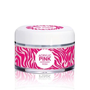 Amelia Cosmetics Acrylic Powder Pink – 5 Packs of 12 gr – Total: 60 Gr