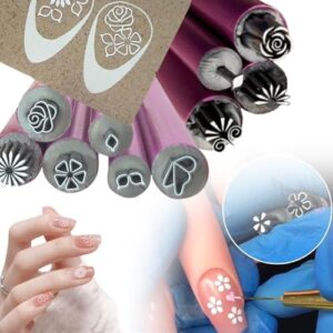 Nail Art Stamp Pen>Nail Art Stamp>Nail Art Flower Stamp Pen>Nail Art Stamp Pen Set>Nail Graffiti Nail Art Dotting Tools>Nail Art Tools for Girls and Women Home DIY Nail Art(10pcs)