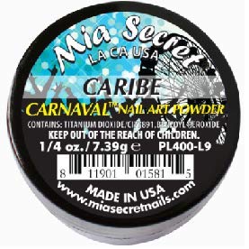 Mia Secret Nail Art Powder Carnaval Collection – .25 oz (Caribe)