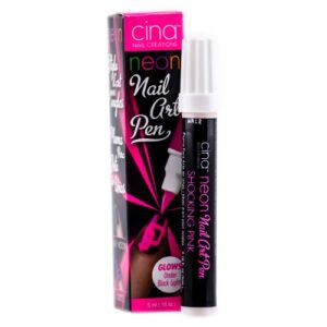 Cinapro Nail Creations – Nail Art Pen – Neon Shocking Pink