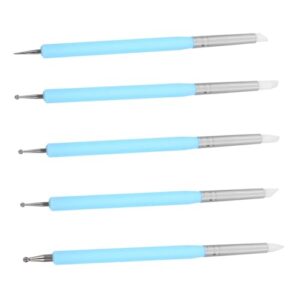 Balacoo 1 Set Nail Pen DIY Nail Art Pen Dotting Tools Nail Art Nail Art Point Drill Drawing Brush Pen Nail Dotting Pen Double End Nail Art Pens Pro Tools Nail Liner Major Acrylic Drill Pen