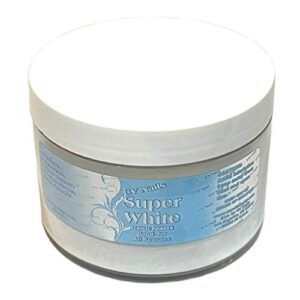 CV Nails 8 oz Super White Acrylic Powder Mix Nail Art Powder
