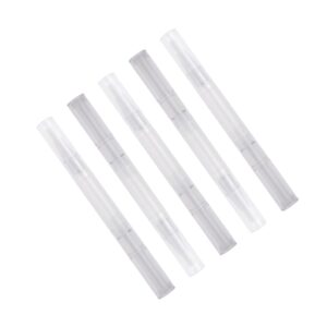 SOESFOUFU Empty Nail Oil Pen Brush Tip Applicators 5pcs Set for Cosmetics Storage